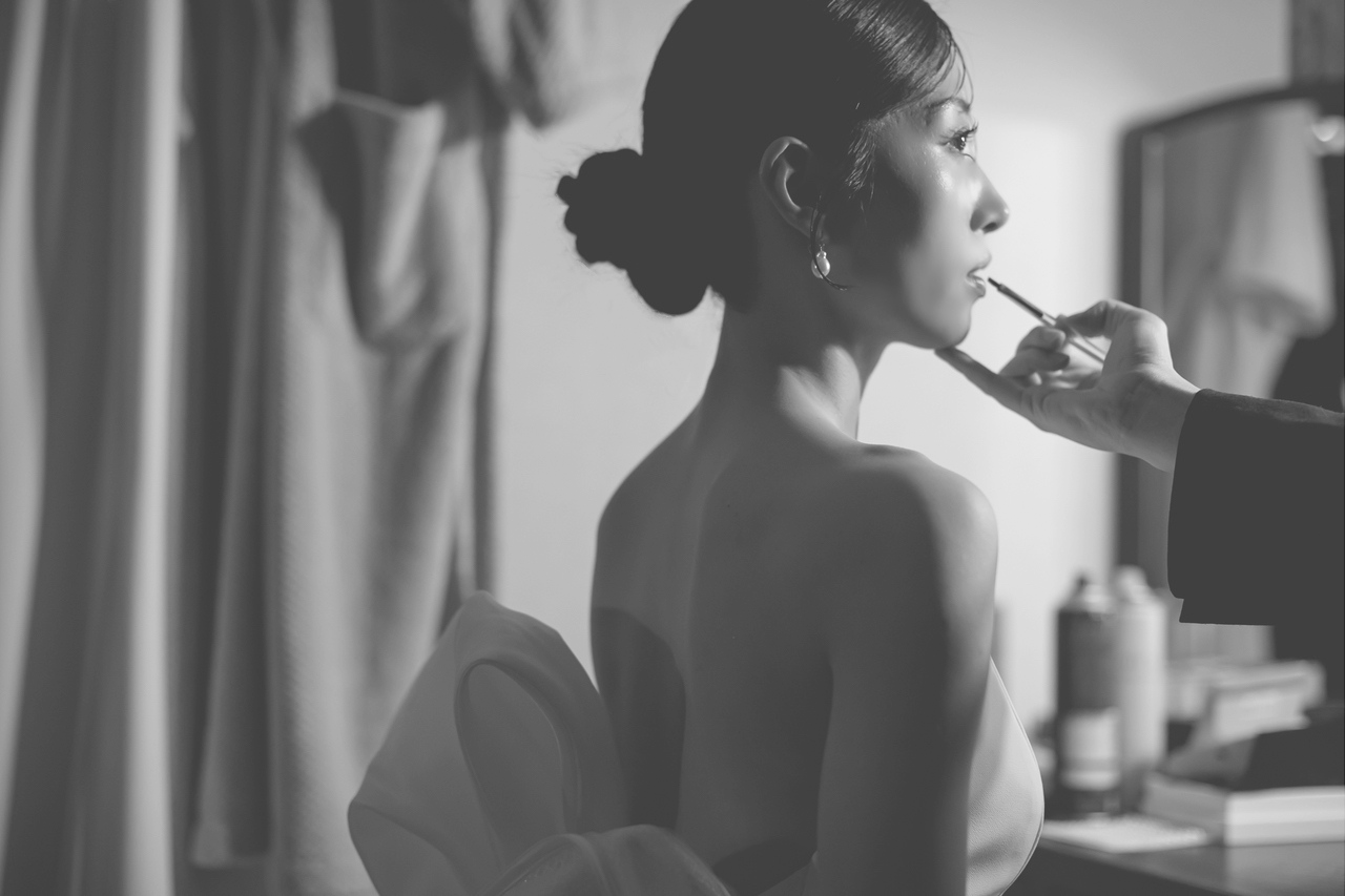 出張ウェディングプランのヘアメイク
